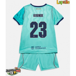 Barcelona Jules Kounde #23 Kolmaspaita Lapsille 2026-27 Lyhythihainen (+ shortsit)